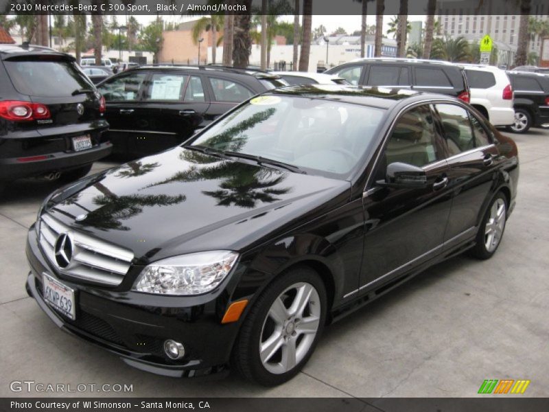 Black / Almond/Mocha 2010 Mercedes-Benz C 300 Sport