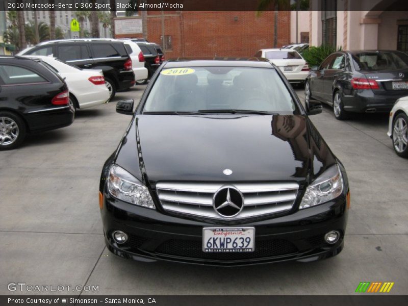 Black / Almond/Mocha 2010 Mercedes-Benz C 300 Sport