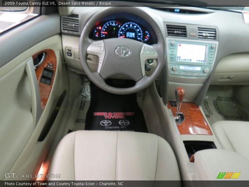 Desert Sand Metallic / Bisque 2009 Toyota Camry XLE V6