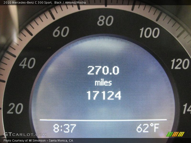 Black / Almond/Mocha 2010 Mercedes-Benz C 300 Sport