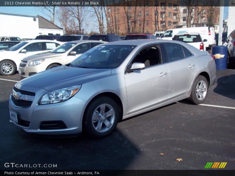 Silver Ice Metallic / Jet Black 2013 Chevrolet Malibu LT