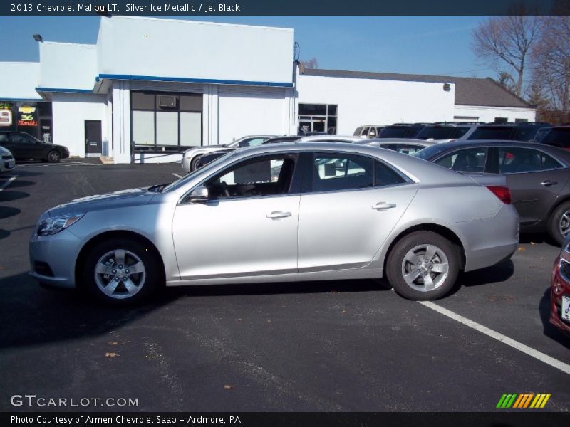 Silver Ice Metallic / Jet Black 2013 Chevrolet Malibu LT