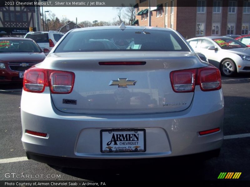 Silver Ice Metallic / Jet Black 2013 Chevrolet Malibu LT
