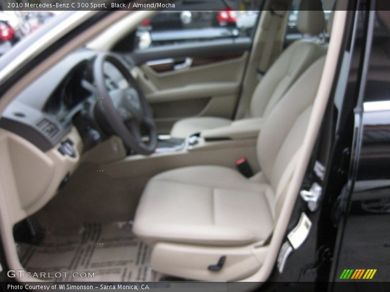 Black / Almond/Mocha 2010 Mercedes-Benz C 300 Sport