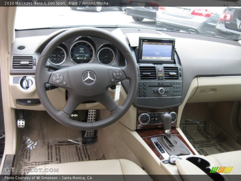 Black / Almond/Mocha 2010 Mercedes-Benz C 300 Sport