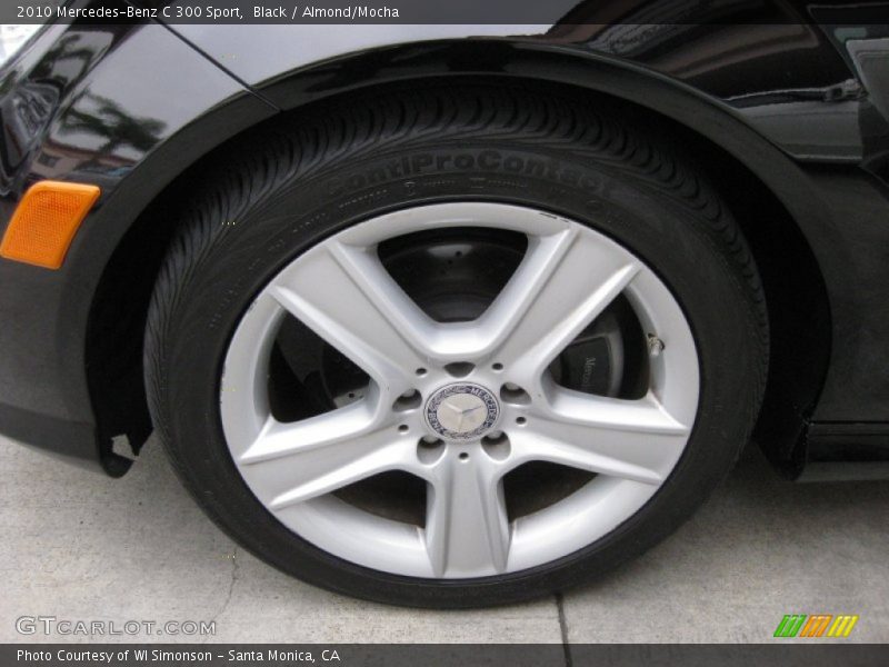 Black / Almond/Mocha 2010 Mercedes-Benz C 300 Sport