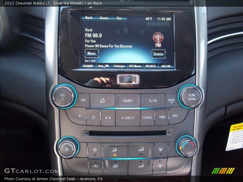 Silver Ice Metallic / Jet Black 2013 Chevrolet Malibu LT