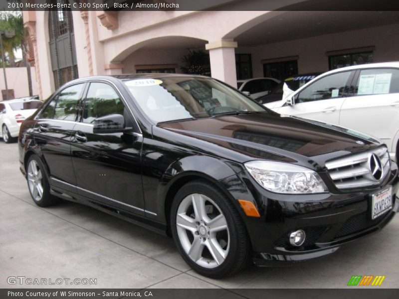 Black / Almond/Mocha 2010 Mercedes-Benz C 300 Sport
