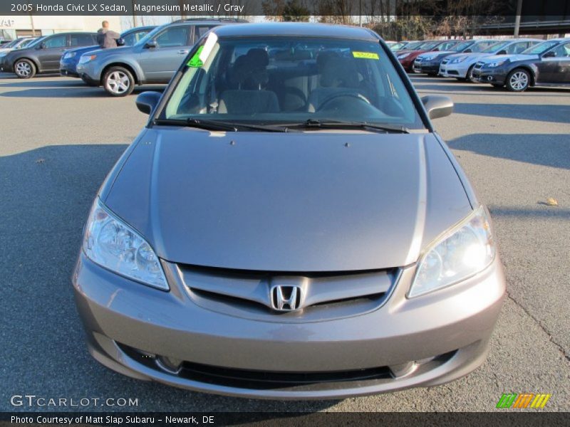 Magnesium Metallic / Gray 2005 Honda Civic LX Sedan