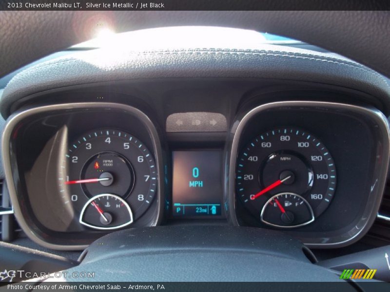 Silver Ice Metallic / Jet Black 2013 Chevrolet Malibu LT
