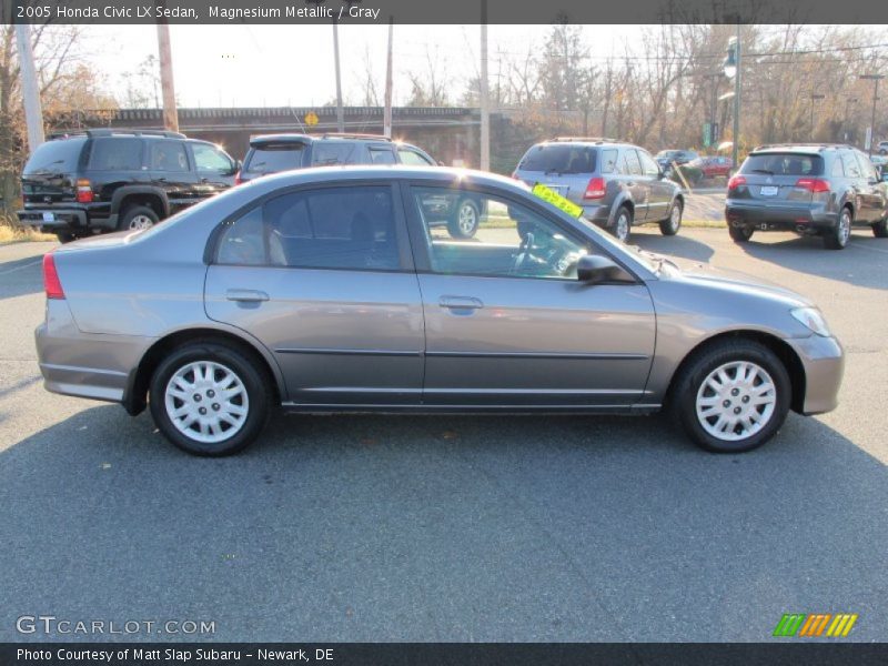 Magnesium Metallic / Gray 2005 Honda Civic LX Sedan