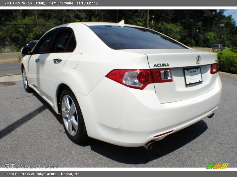 Premium White Pearl / Ebony 2010 Acura TSX Sedan