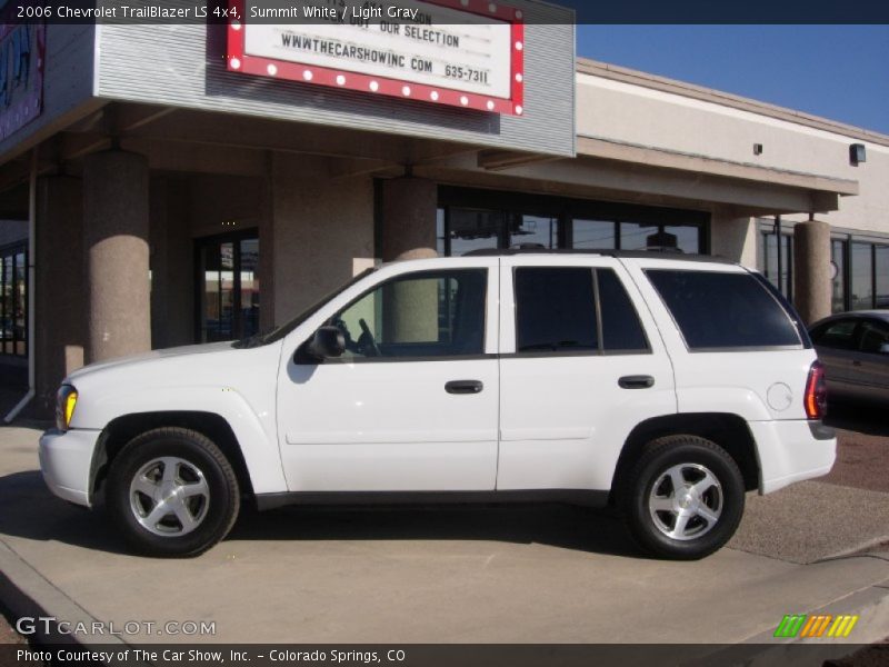 Summit White / Light Gray 2006 Chevrolet TrailBlazer LS 4x4