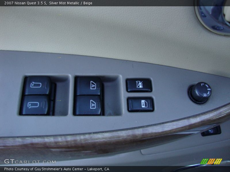 Silver Mist Metallic / Beige 2007 Nissan Quest 3.5 S