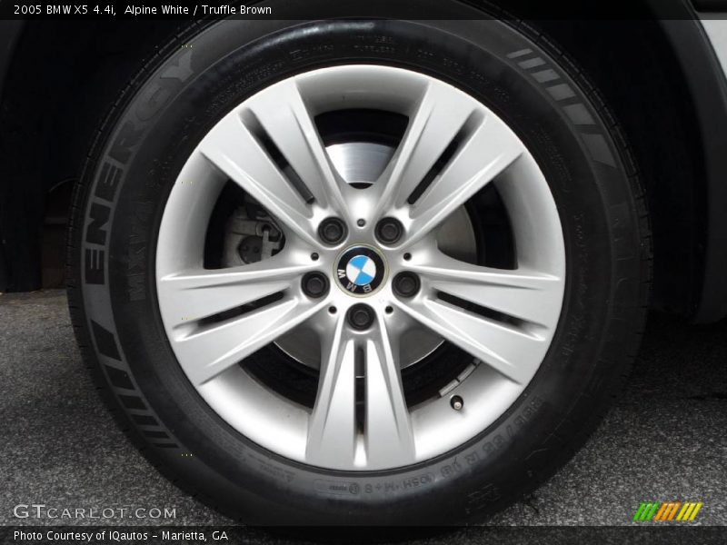 Alpine White / Truffle Brown 2005 BMW X5 4.4i