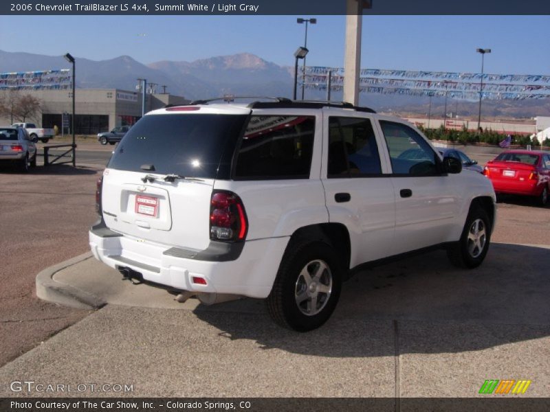 Summit White / Light Gray 2006 Chevrolet TrailBlazer LS 4x4