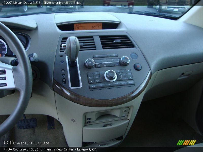 Silver Mist Metallic / Beige 2007 Nissan Quest 3.5 S