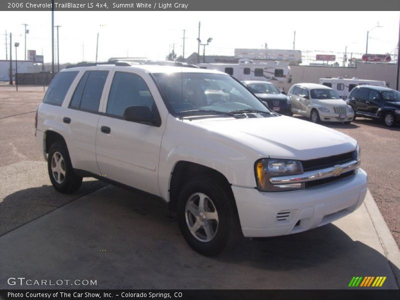 Summit White / Light Gray 2006 Chevrolet TrailBlazer LS 4x4