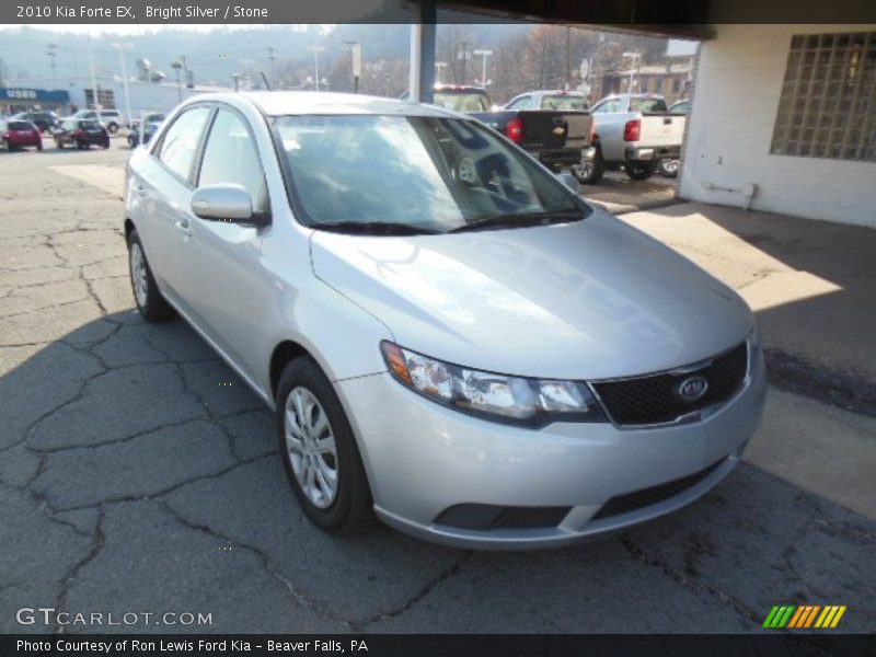 Bright Silver / Stone 2010 Kia Forte EX