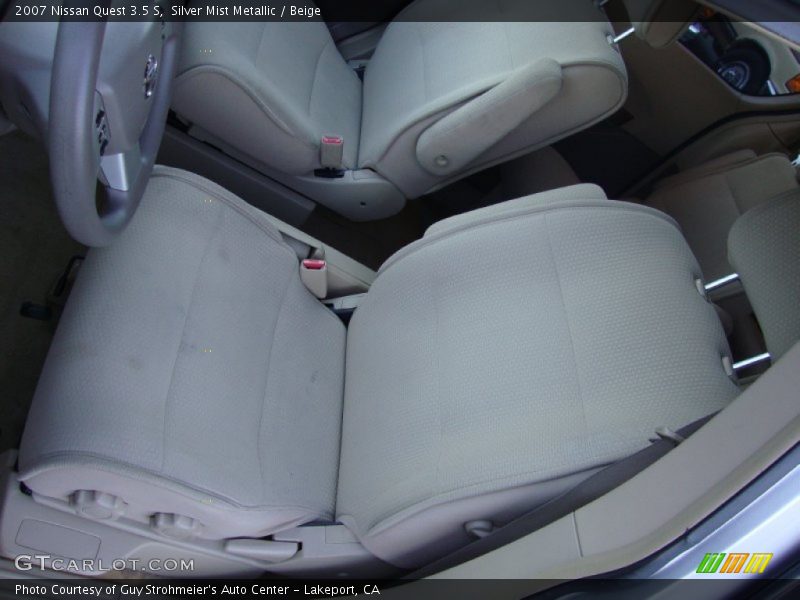 Silver Mist Metallic / Beige 2007 Nissan Quest 3.5 S