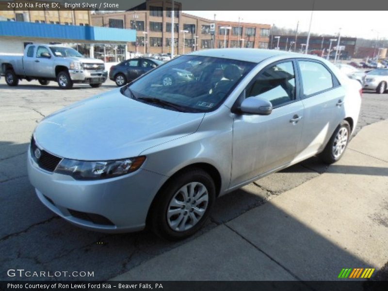 Bright Silver / Stone 2010 Kia Forte EX