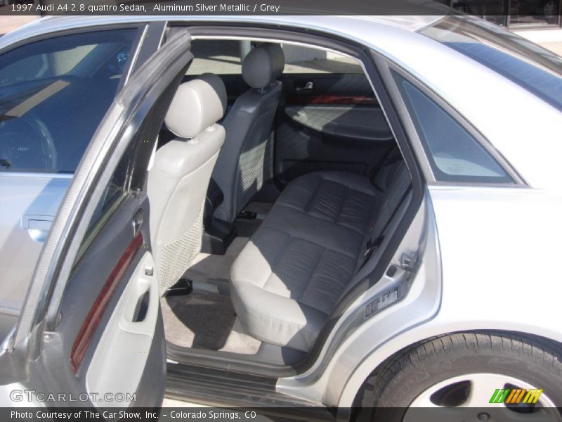 Aluminum Silver Metallic / Grey 1997 Audi A4 2.8 quattro Sedan