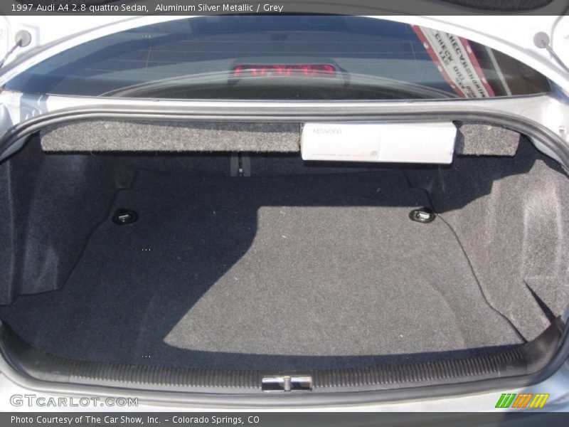 Aluminum Silver Metallic / Grey 1997 Audi A4 2.8 quattro Sedan