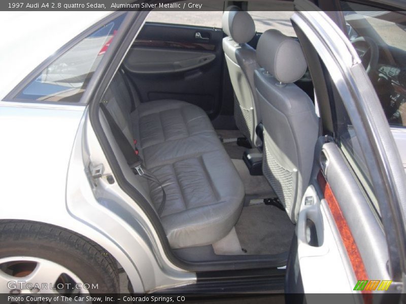 Aluminum Silver Metallic / Grey 1997 Audi A4 2.8 quattro Sedan