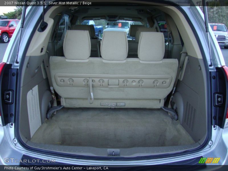 Silver Mist Metallic / Beige 2007 Nissan Quest 3.5 S