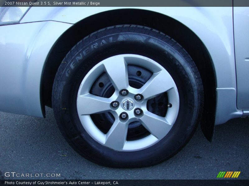 Silver Mist Metallic / Beige 2007 Nissan Quest 3.5 S