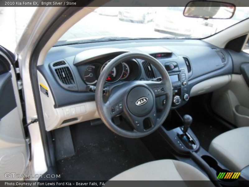 Bright Silver / Stone 2010 Kia Forte EX