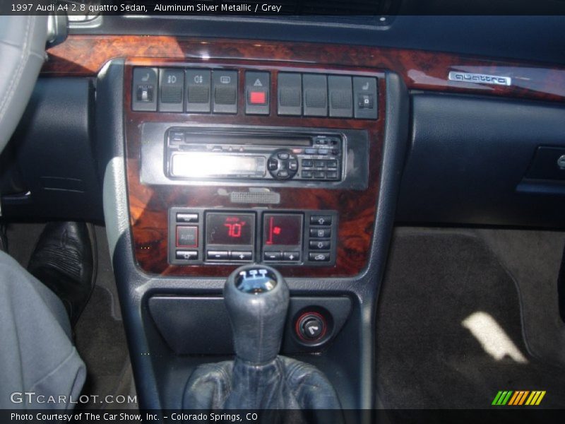Aluminum Silver Metallic / Grey 1997 Audi A4 2.8 quattro Sedan
