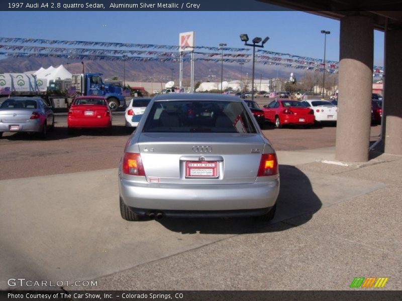 Aluminum Silver Metallic / Grey 1997 Audi A4 2.8 quattro Sedan
