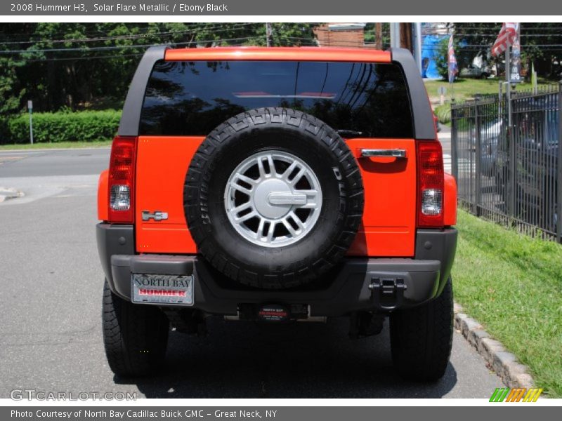 Solar Flare Metallic / Ebony Black 2008 Hummer H3