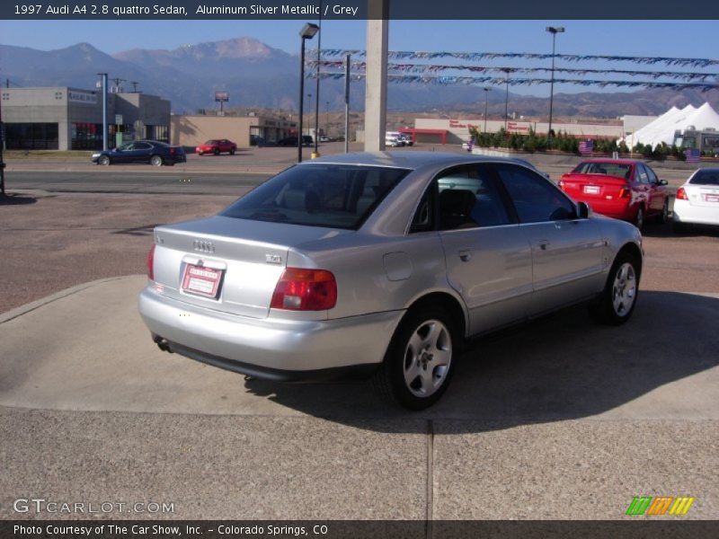 Aluminum Silver Metallic / Grey 1997 Audi A4 2.8 quattro Sedan