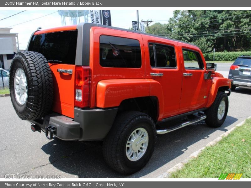 Solar Flare Metallic / Ebony Black 2008 Hummer H3