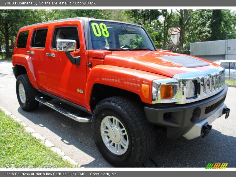 Solar Flare Metallic / Ebony Black 2008 Hummer H3
