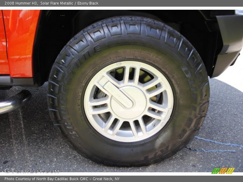 Solar Flare Metallic / Ebony Black 2008 Hummer H3
