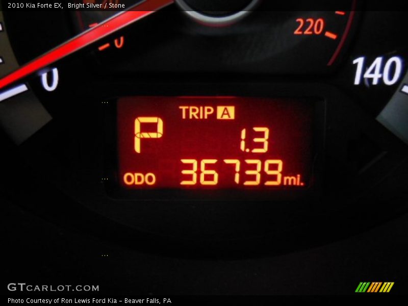 Bright Silver / Stone 2010 Kia Forte EX