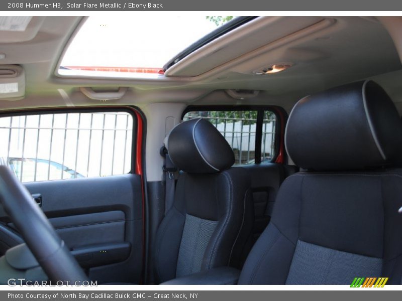 Solar Flare Metallic / Ebony Black 2008 Hummer H3