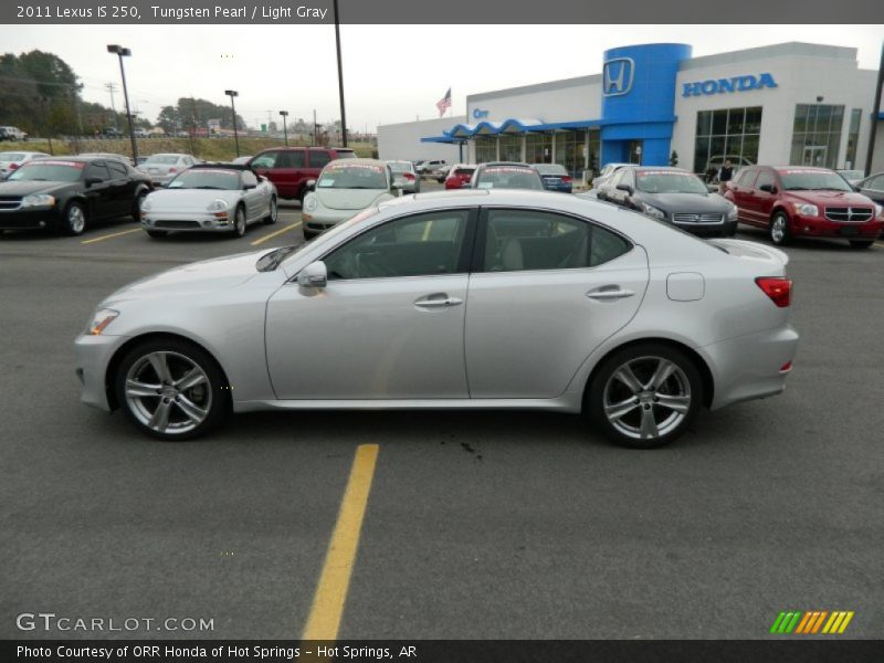 Tungsten Pearl / Light Gray 2011 Lexus IS 250