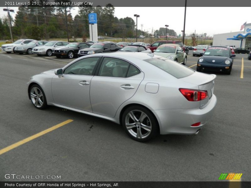 Tungsten Pearl / Light Gray 2011 Lexus IS 250