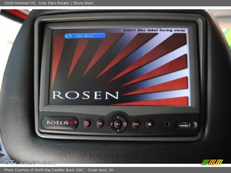 Solar Flare Metallic / Ebony Black 2008 Hummer H3