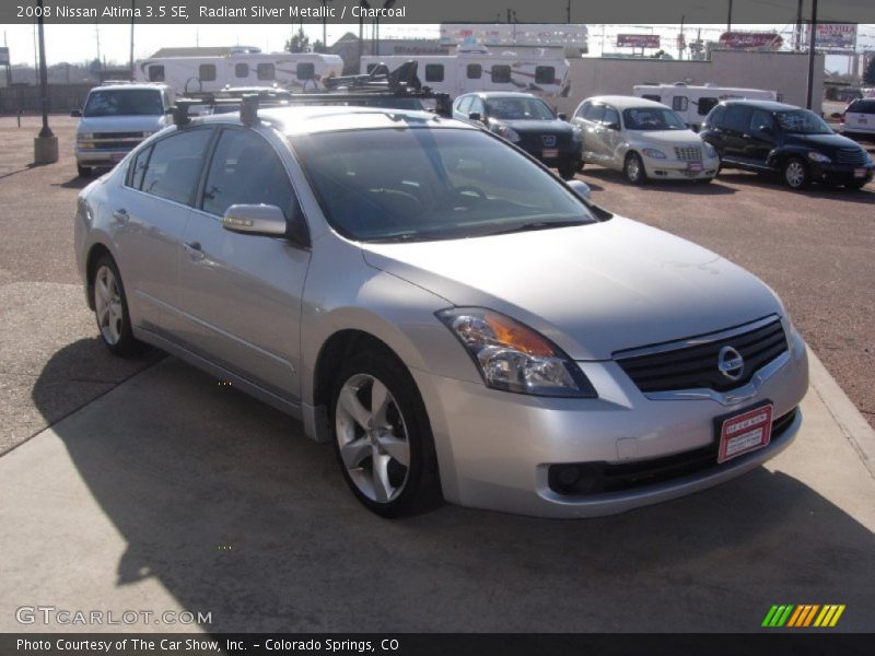 Radiant Silver Metallic / Charcoal 2008 Nissan Altima 3.5 SE