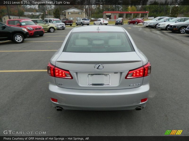Tungsten Pearl / Light Gray 2011 Lexus IS 250
