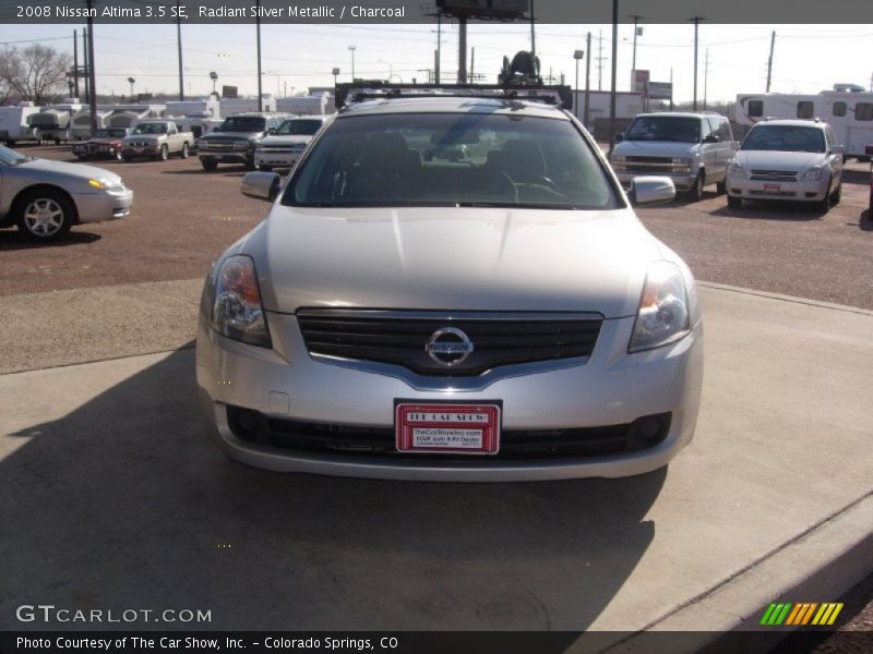 Radiant Silver Metallic / Charcoal 2008 Nissan Altima 3.5 SE