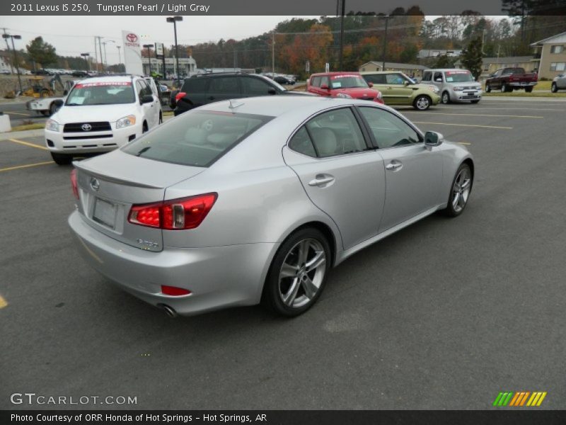 Tungsten Pearl / Light Gray 2011 Lexus IS 250