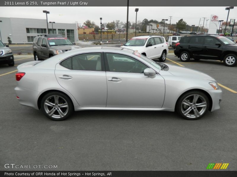 Tungsten Pearl / Light Gray 2011 Lexus IS 250