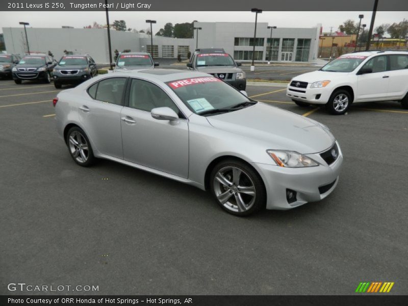 Tungsten Pearl / Light Gray 2011 Lexus IS 250