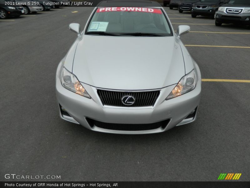 Tungsten Pearl / Light Gray 2011 Lexus IS 250